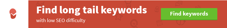 KWFinder - find long tail keywords with low SEO difficulty