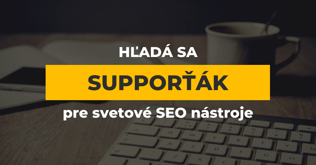 Hľadáme supporťáka / supporťáčku