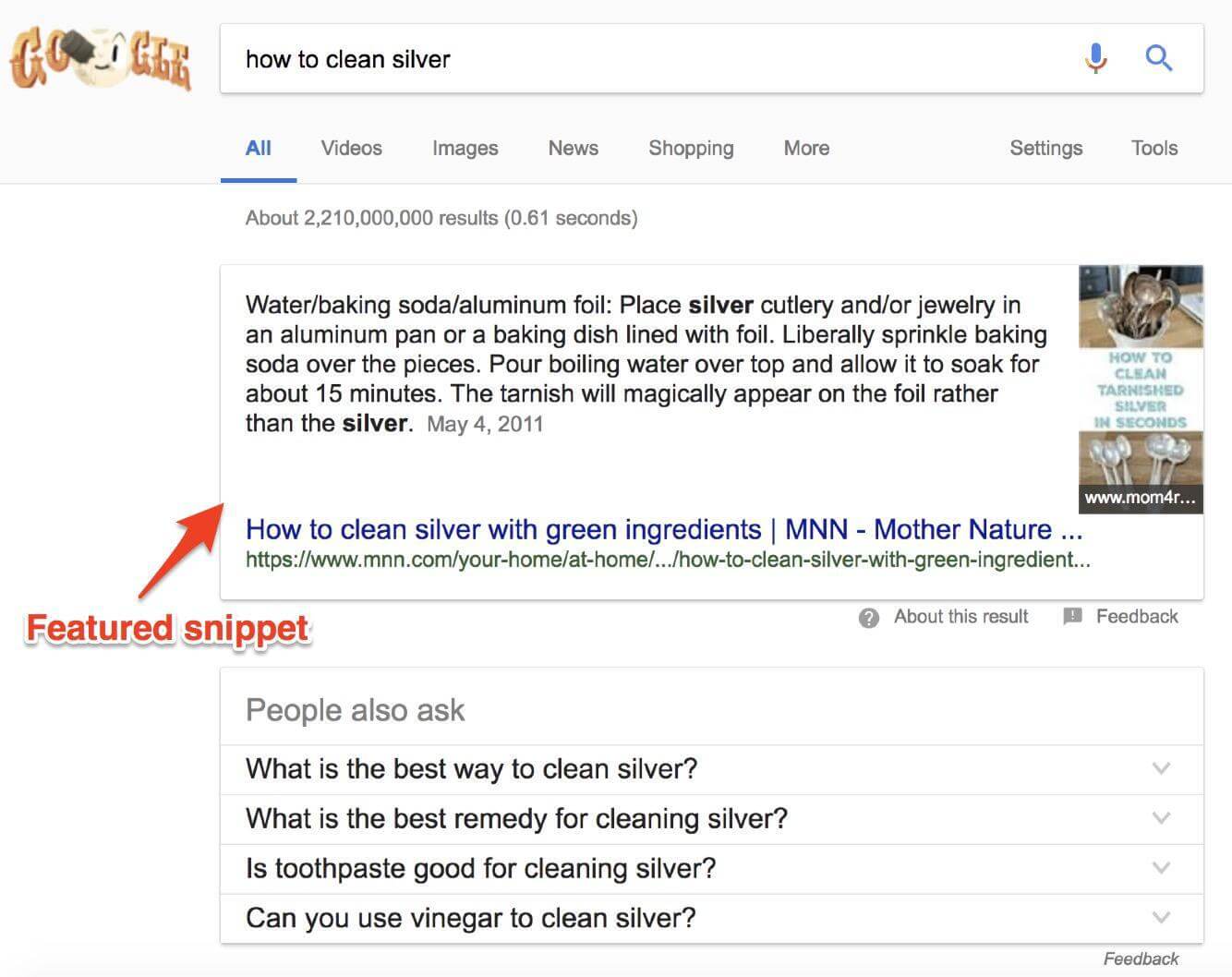 google snippets