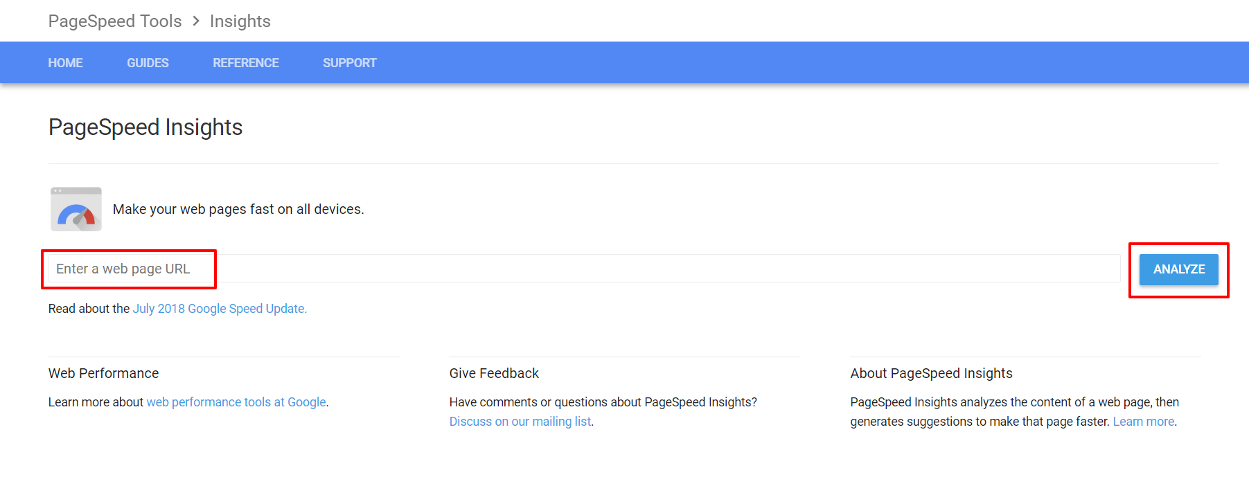 pagespeed