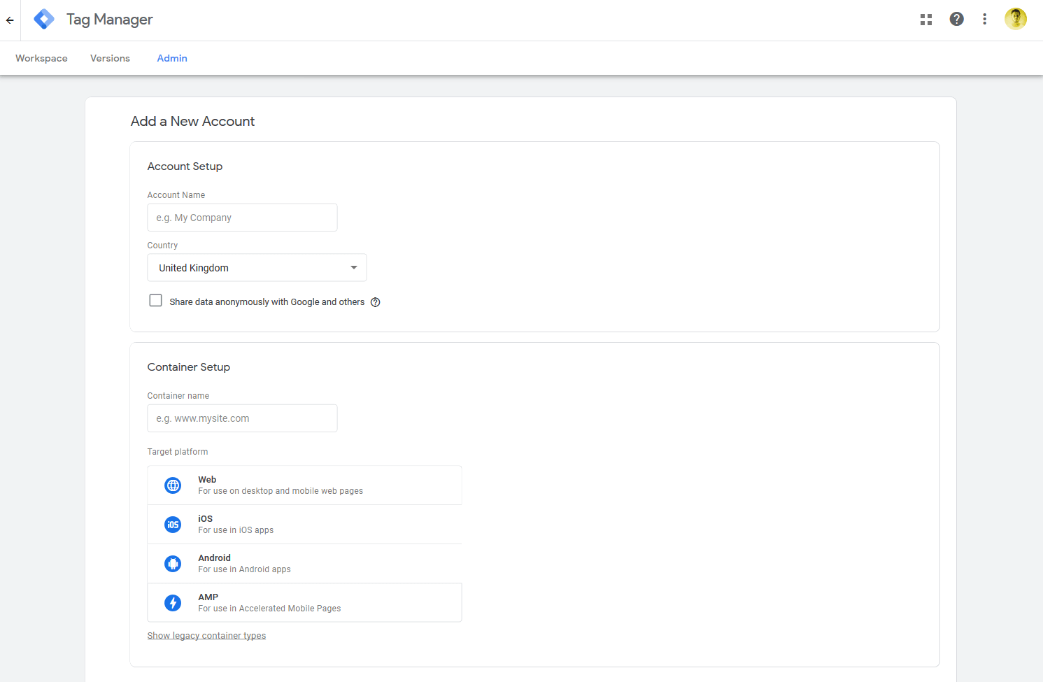 google tag structure web know factor