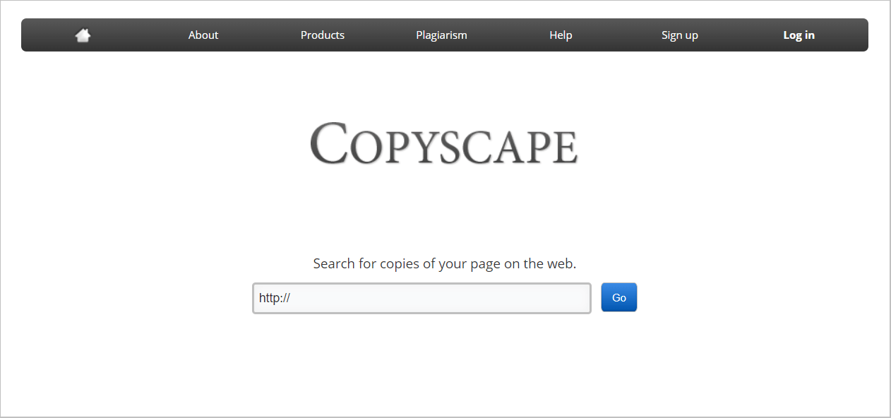 screenshot di copyscape