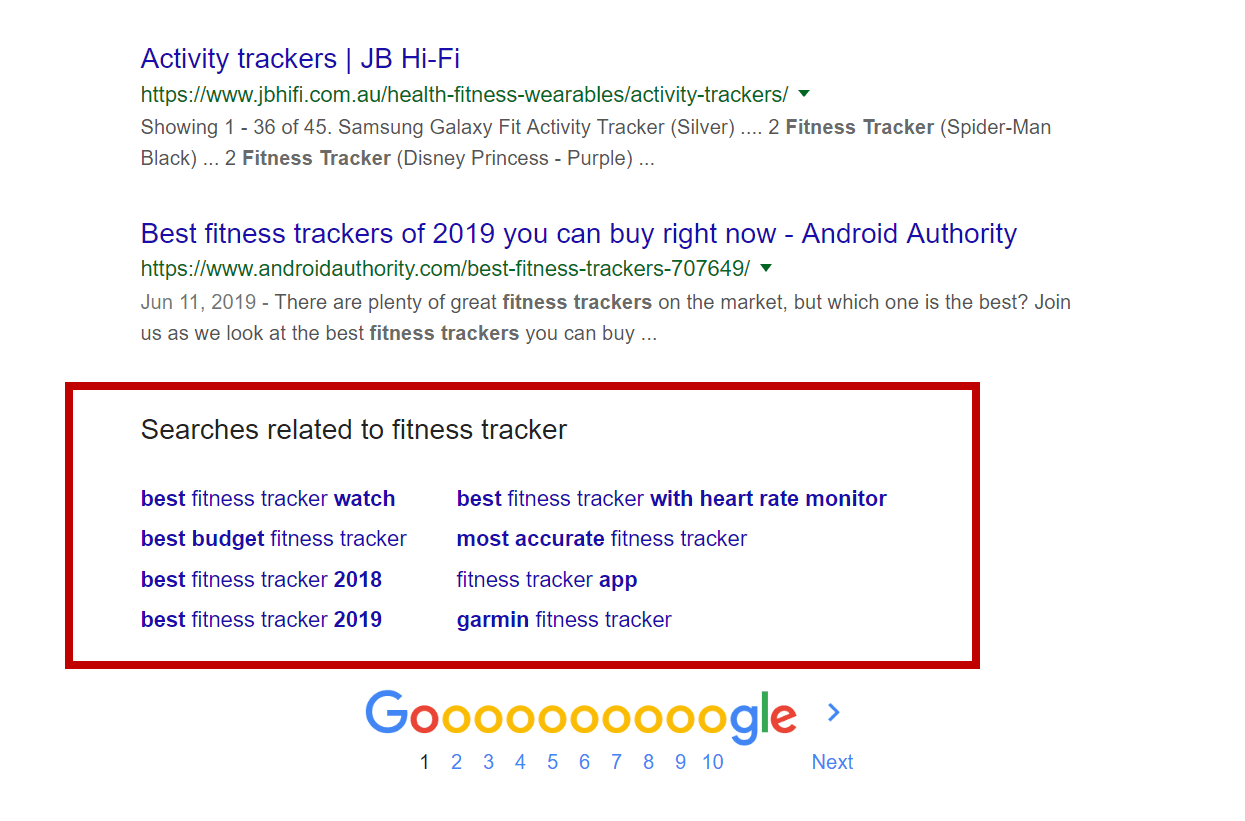 Google相关搜索