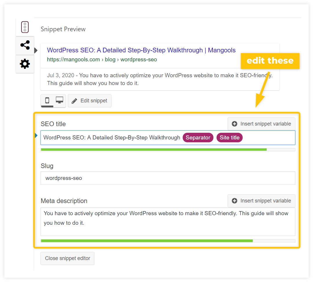 yoast metadata