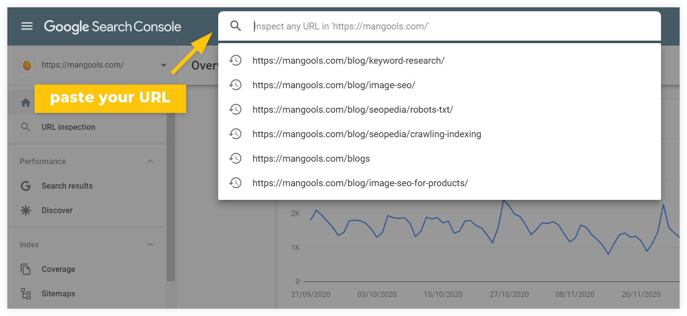 google search console url inspection tool